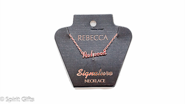 Name Necklace Rebecca