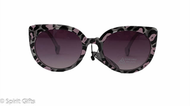 Kids Sunglasses Animal Frame Purple Lens