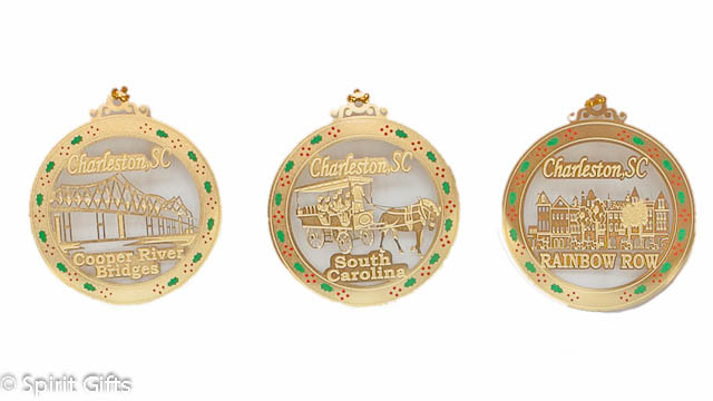 Three Golden Medallions Bridge Rainbow Row Carriage