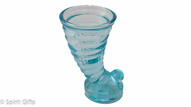 Teal Shot Glass Cone