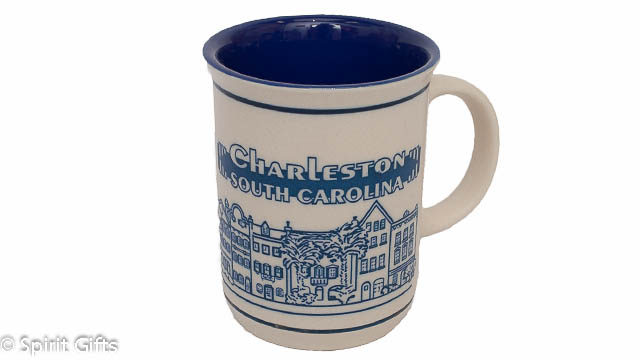 Mug Charleston Blue White Rainbow Row
